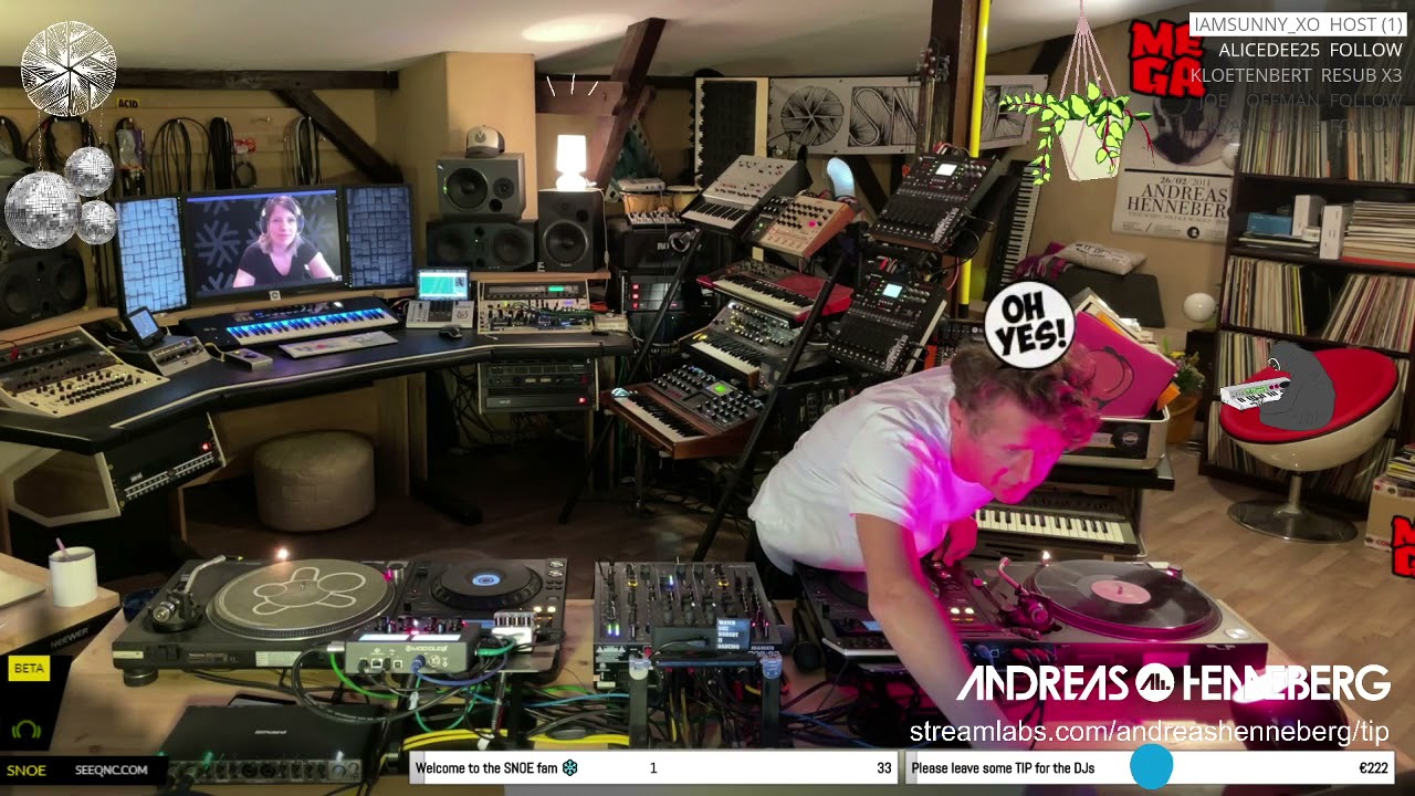 Andreas Henneberg - Live from the SNOE headquarter in Berlin / Germany