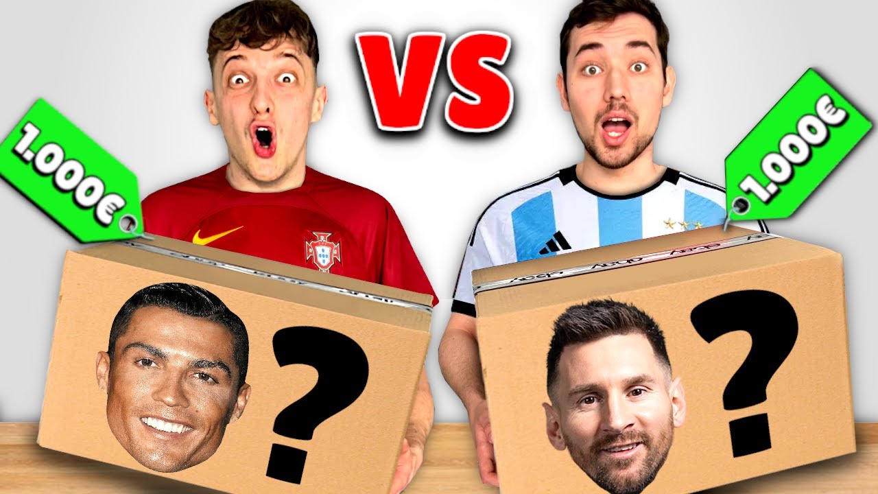 1000€ RONALDO vs MESSI MYSTERY BOX OPENING! 😱 (Wir wurden BETROGEN...)