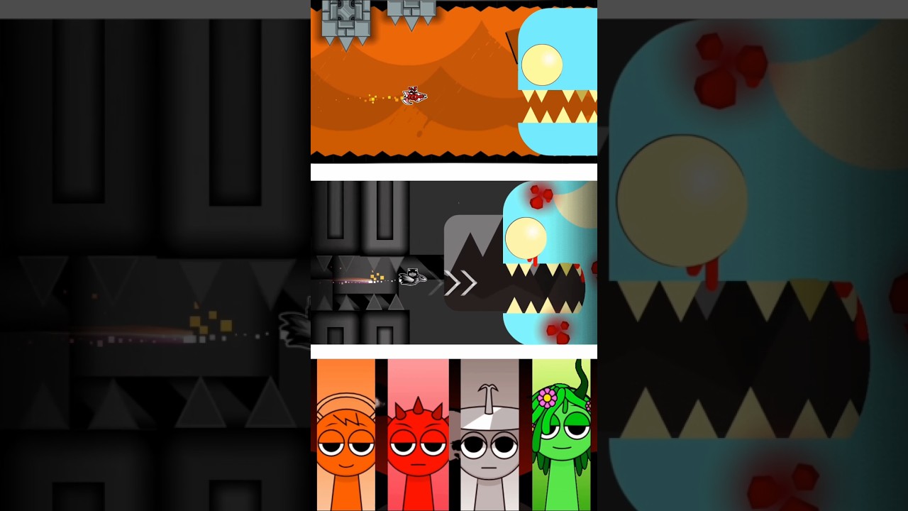 Some kind of Geometry Dash in 