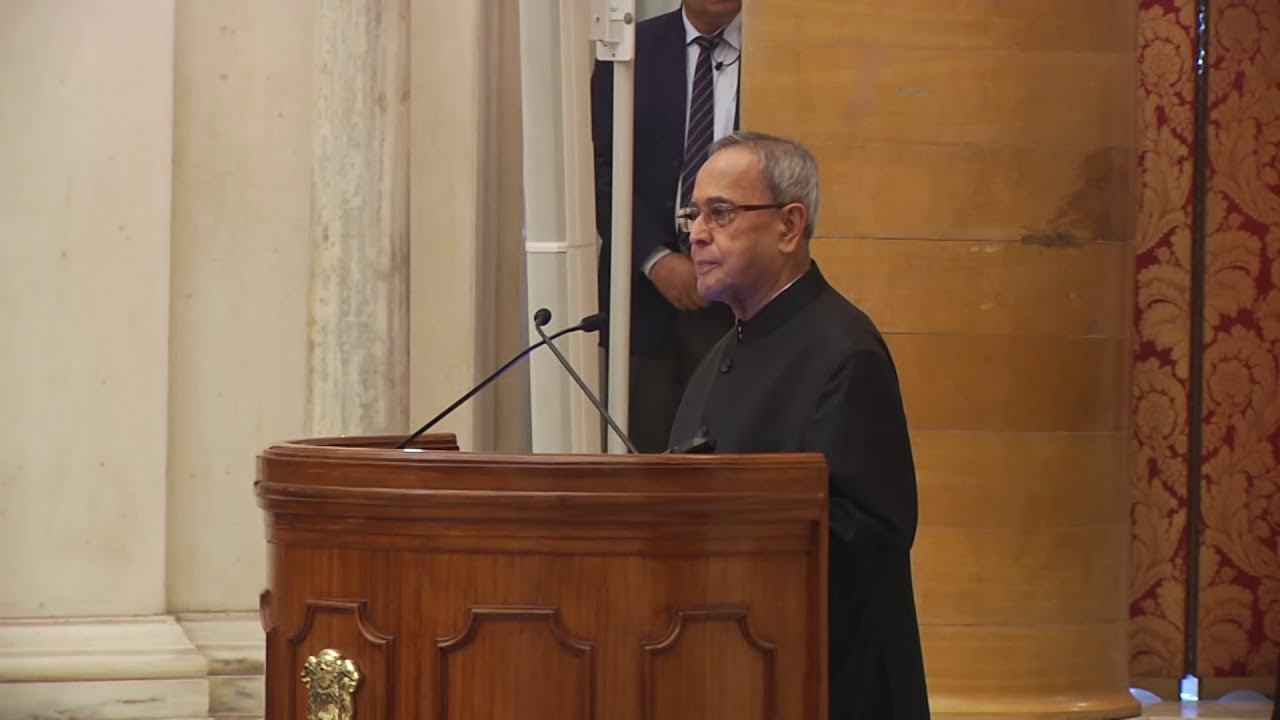 IAS Officer Trainees - 2014 Batch called on President Mukherjee