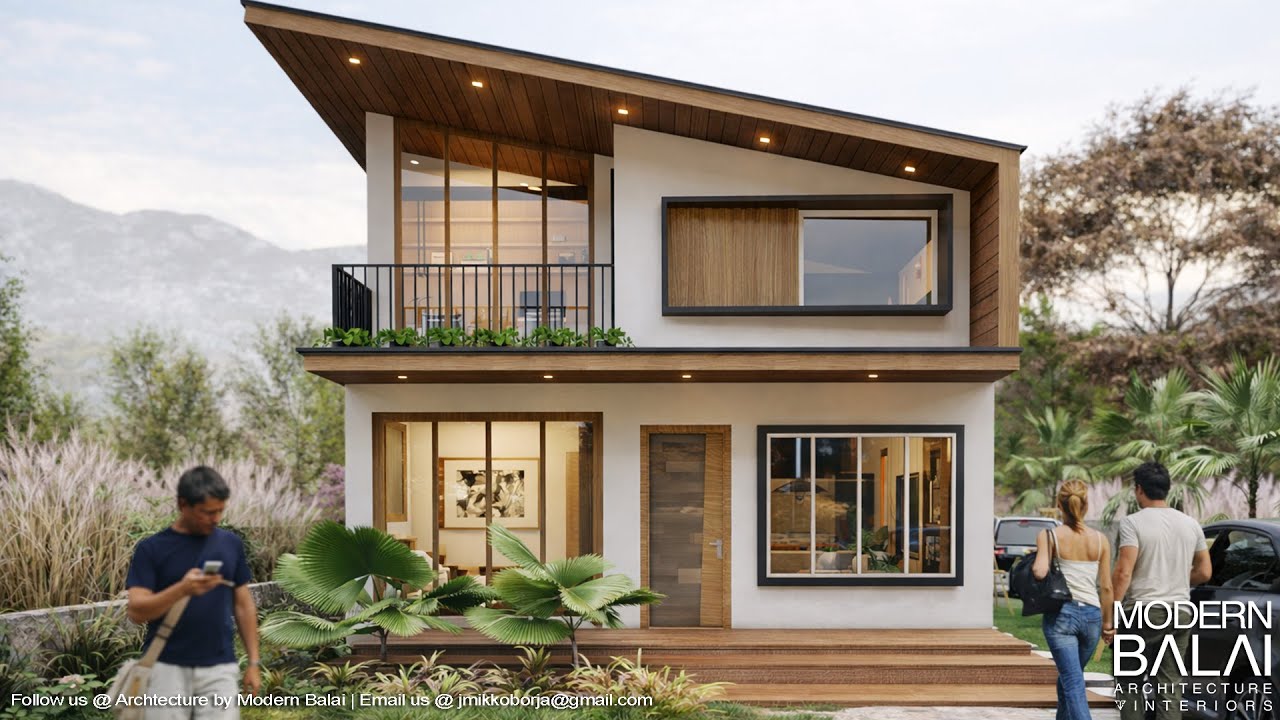 MODERN JAPANESE HOUSE DESIGN SIMPLE HOUSE DESIGN 3-BEDROOM 7.2 X 11.7 METERS