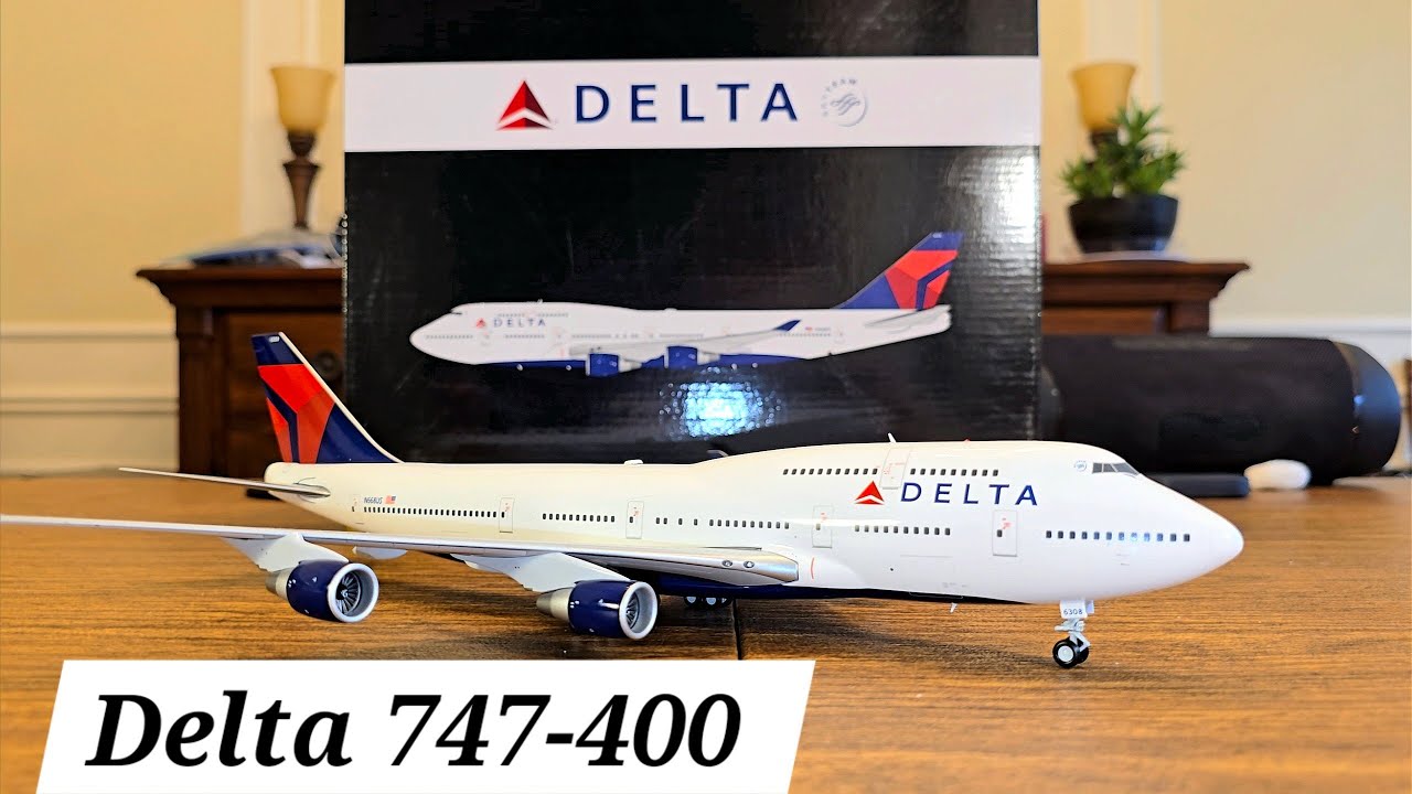 Gemini Jets 1/200 Delta 747-400 Unboxing 2024