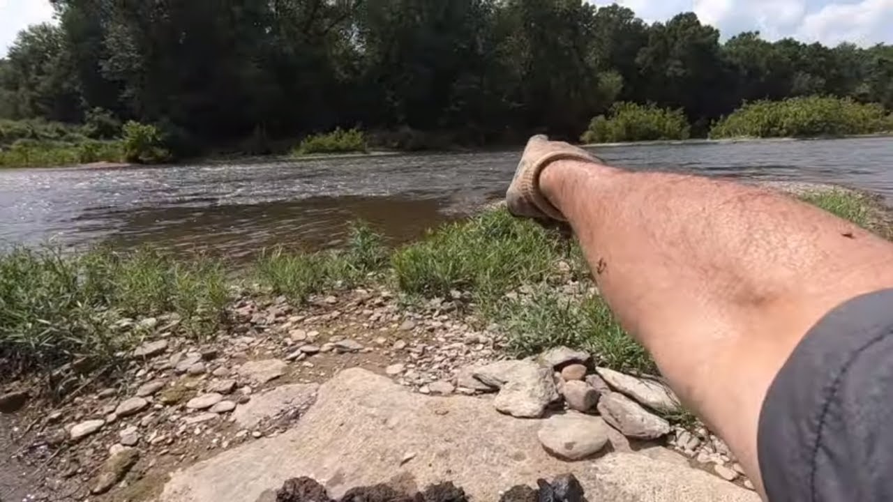 Exploring A Very Old River Crossing | Aquachigger