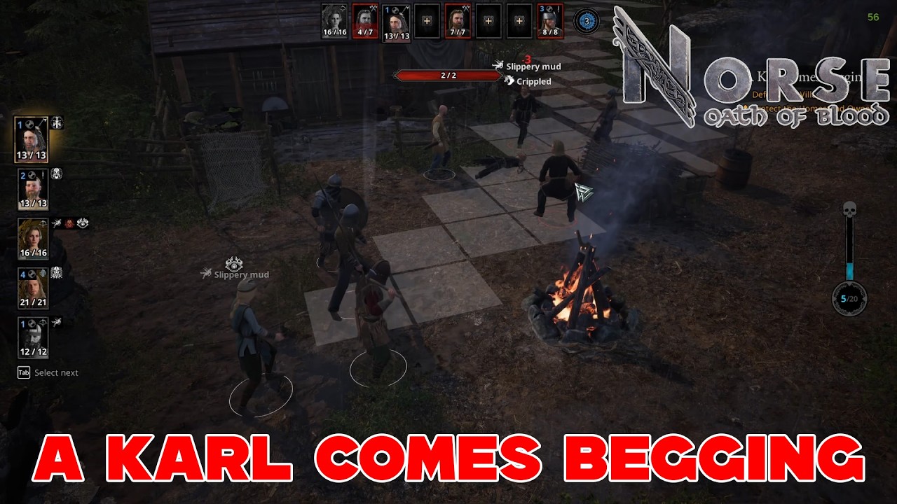 Norse Oath of Blood Pt 06 A Karl Comes Begging Hard Mode No Commentary
