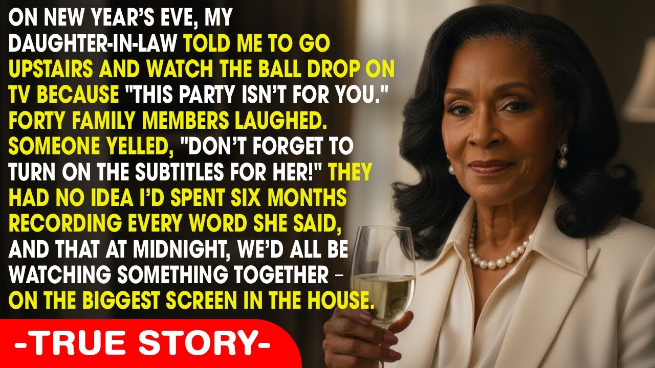 My Daughter-in-Law Sent Me Upstairs to Watch the Ball Drop and Everyone Laughed Until Midnight Hit