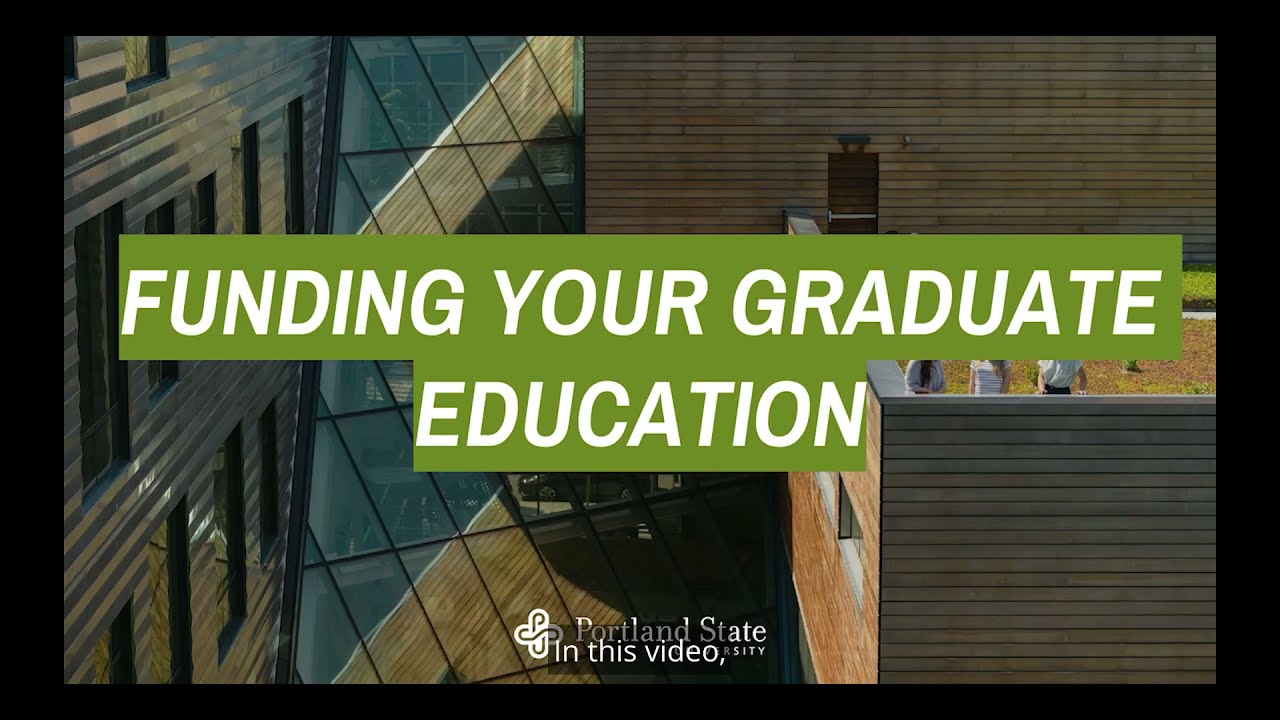 Funding your graduate education