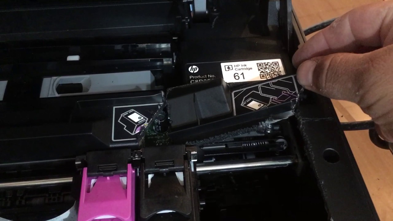 HP error code oxc4eb827f fixed - All in one 4501 - printer carriage jam