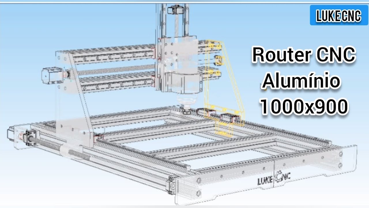 Router CNC -  Como projetar uma CNC de aluminio?