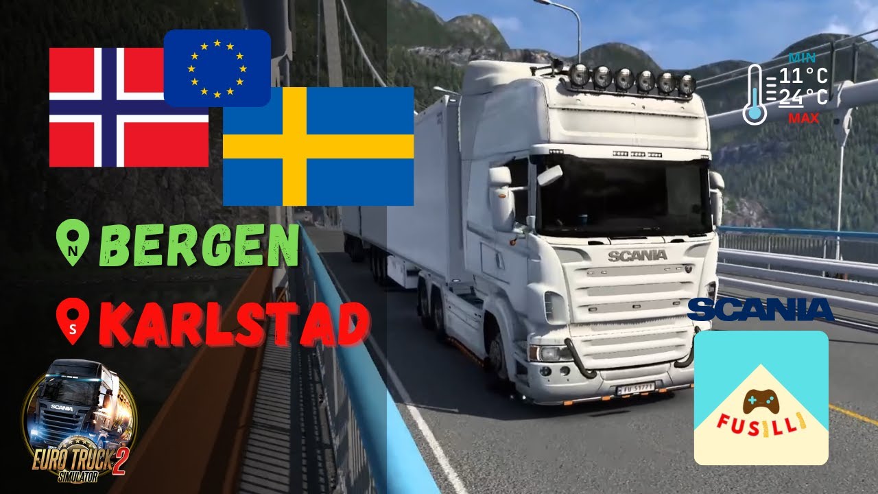 Entrega de V4c1n4s na Suécia ┃Scania S (RJL) • Euro Truck Simulator 2