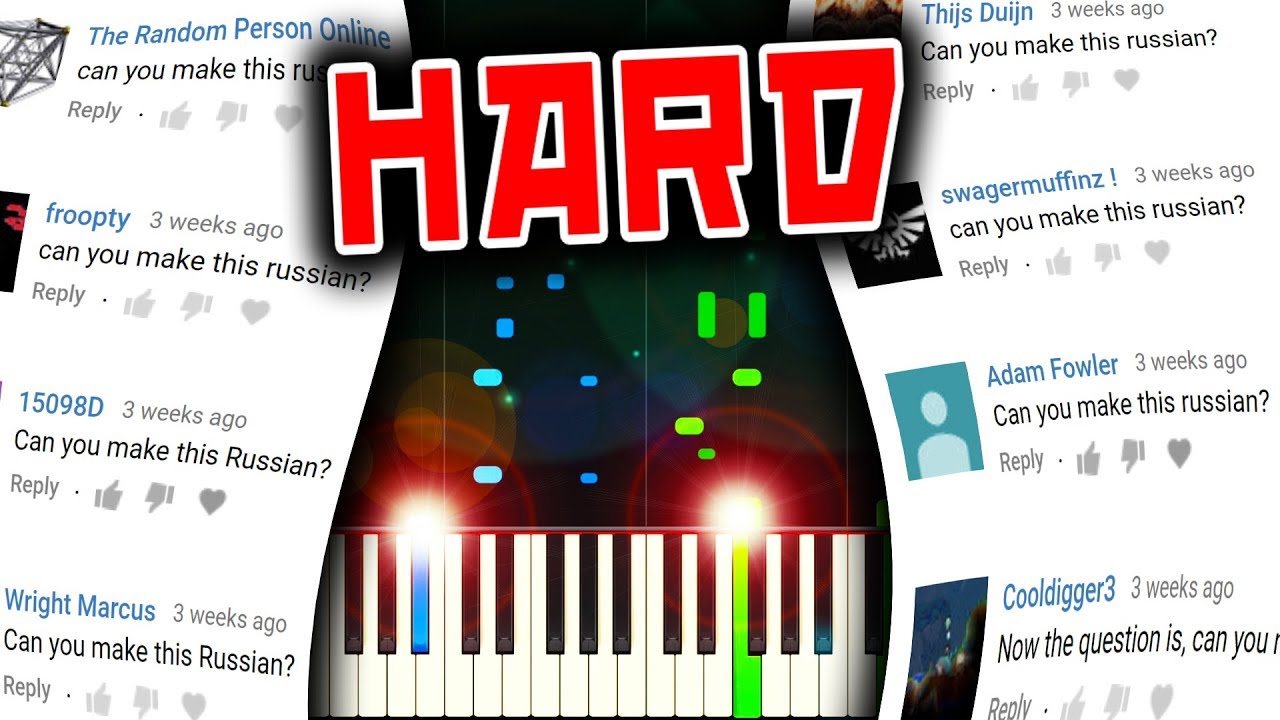 CAN YOU MAKE THIS RUSSIAN? on piano