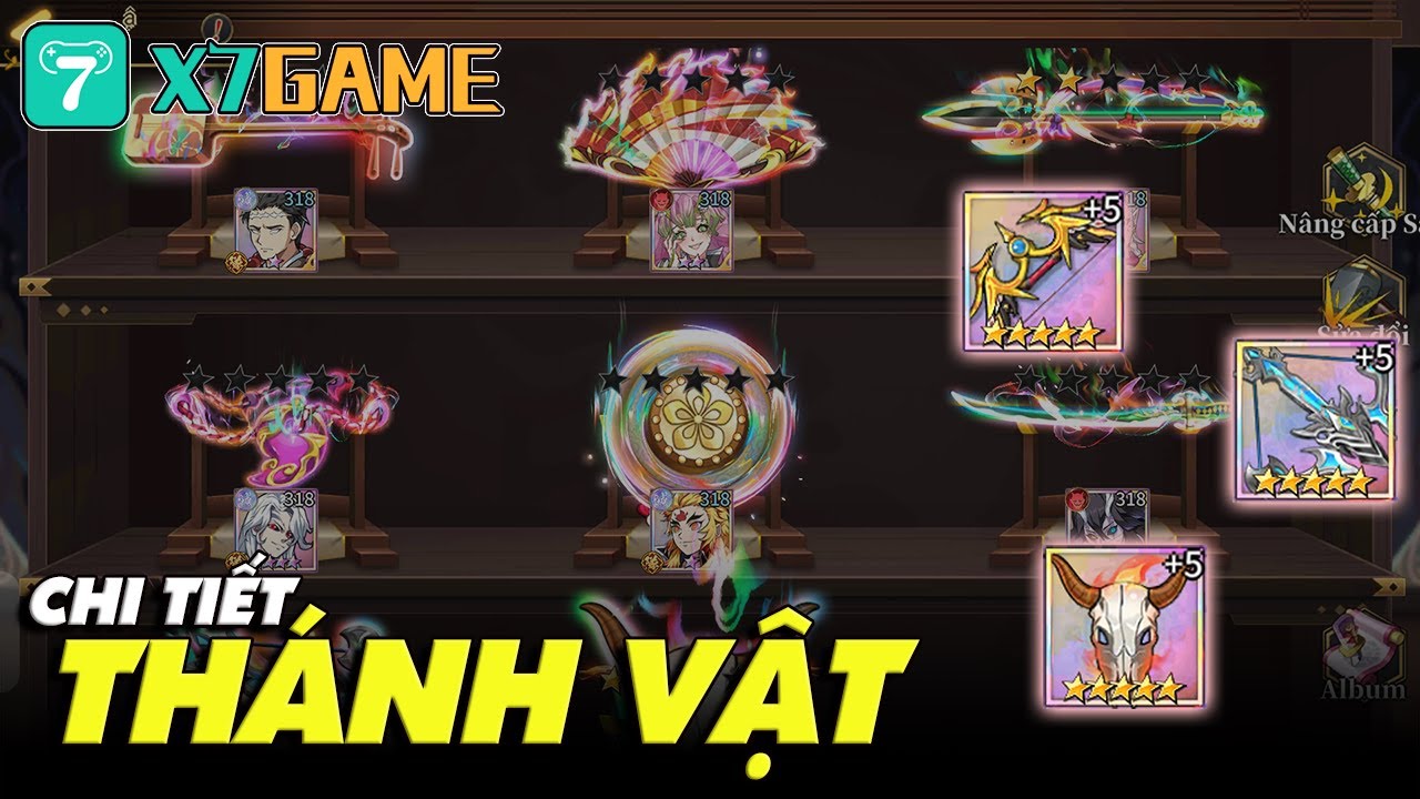 Tất Tần Tật Chi Tiết Về THÁNH VẬT -  Nên Chọn Thánh Vật  Nào?║Hơi Thở Mặt Trời #X7GAME