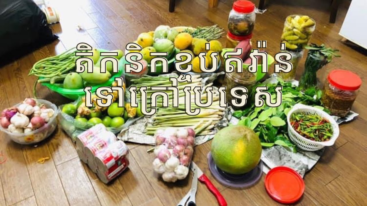 តិកនិក​ខ្ចប់ឥវ៉ាន់ទៅក្រៅប្រទេស