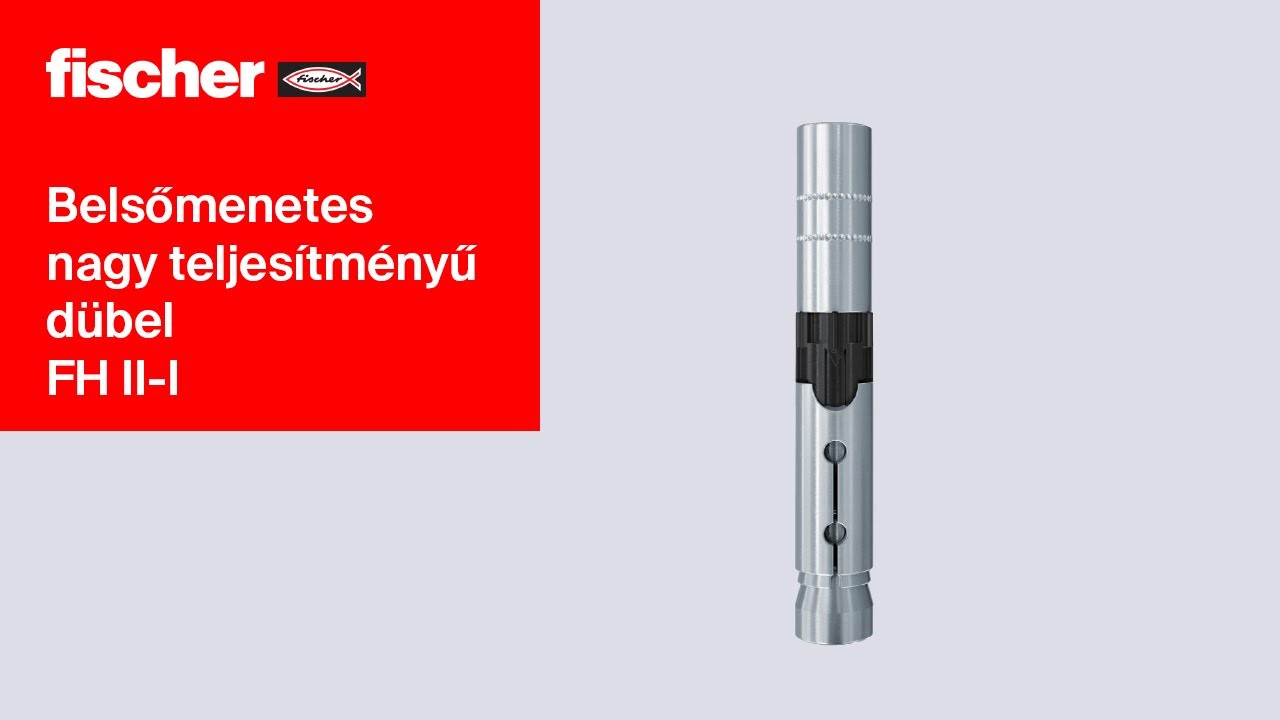 fischer belsőmenetes nagy teljesítményű dübel FH II-I