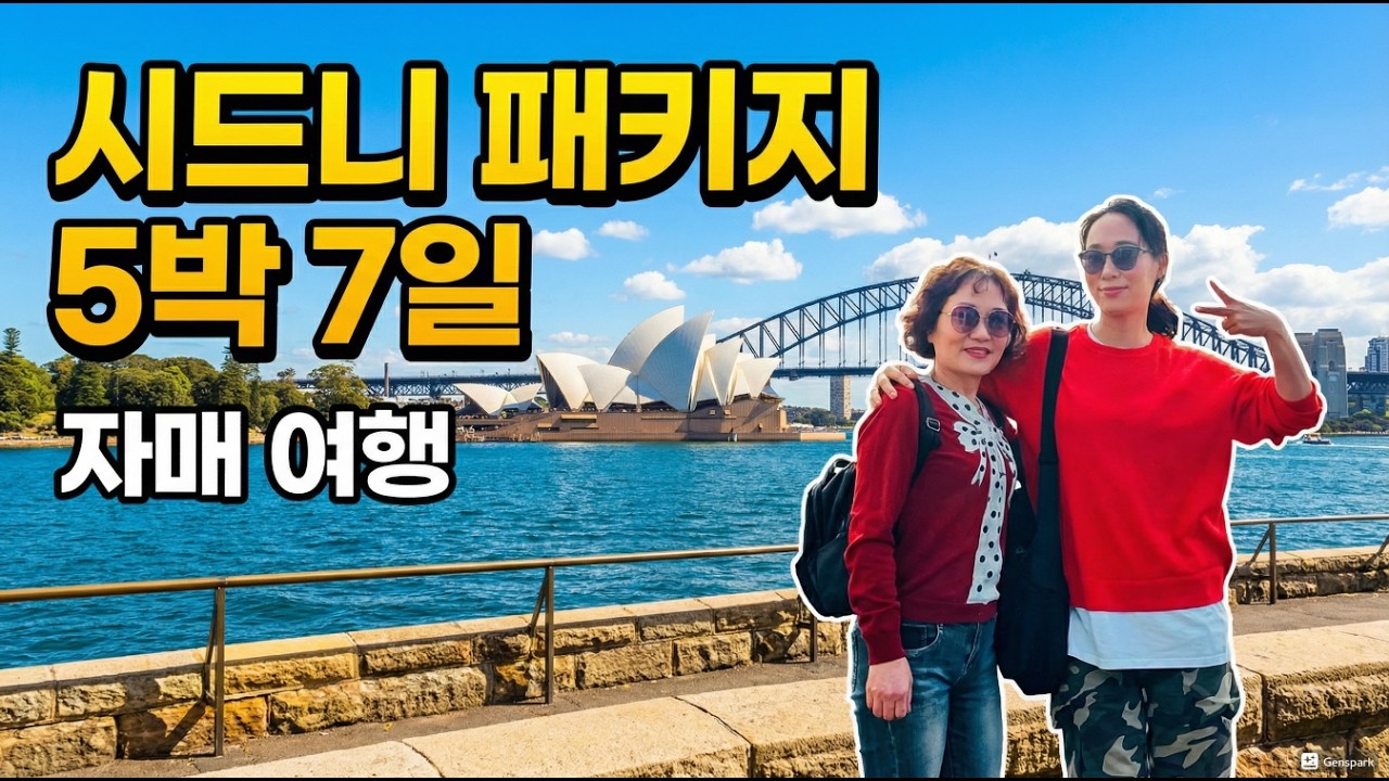 큰언니와 함께 한 5박 7일 시드니 패키지 여행
