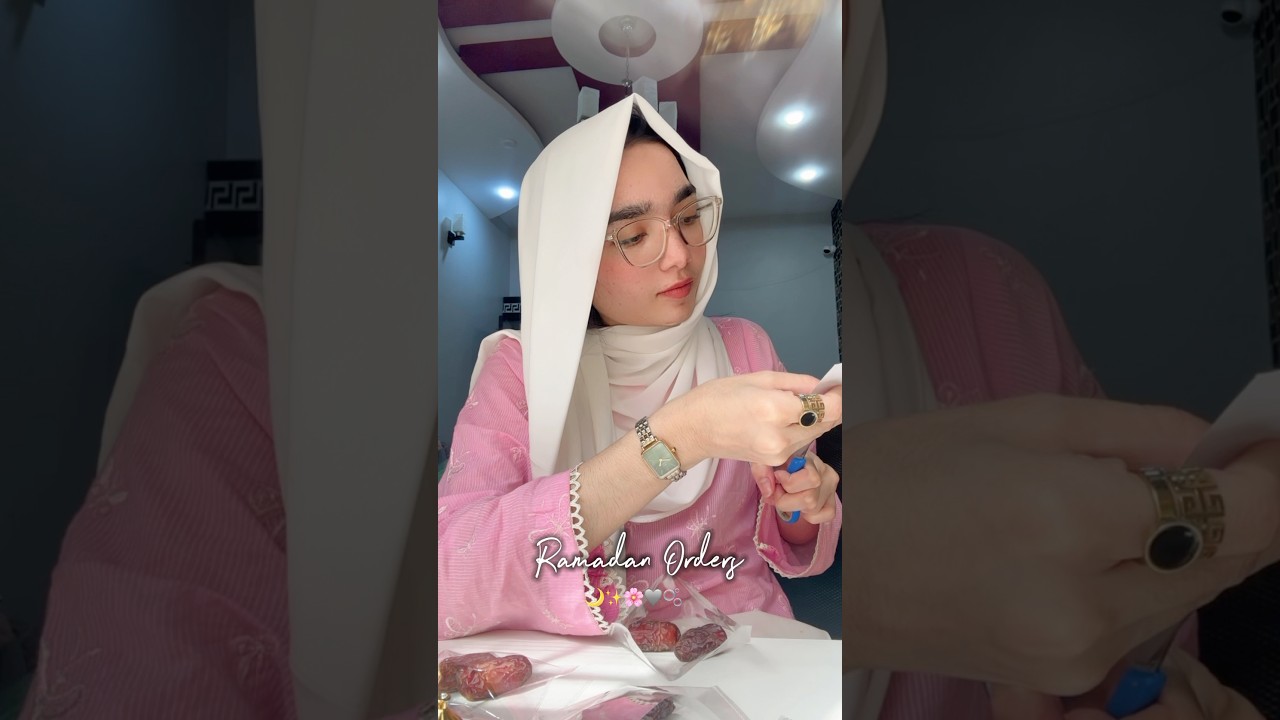 Working on Ramadan Orders🕌🫧✨#smallbusiness #businessowner #ramadangifts #minivlog #ramazanvlog