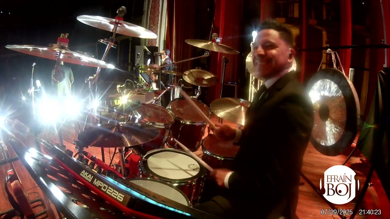 A Whiter Shade of Pale / Procol Harum / Efraín BOJ DrumCam/ 130 Aniversario Teatro Municipal