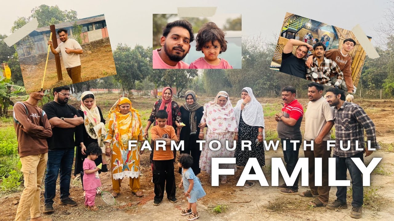 BADE ABBA ne liye farm| puri family gyi dekhne| sehrish gir gyi|BDAY dhabe pe celebrate kiyel