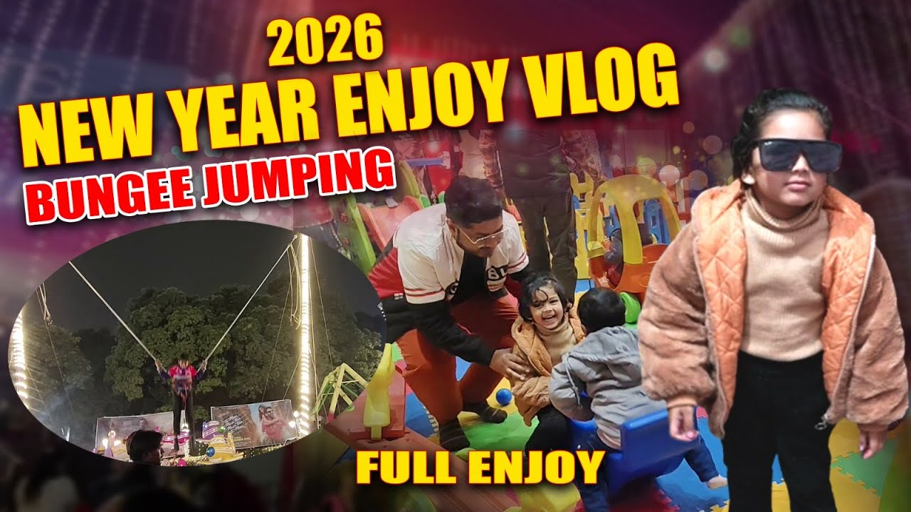 Happy New Year 2026 Bungee jumping / Full Enjoyment / Entertenment