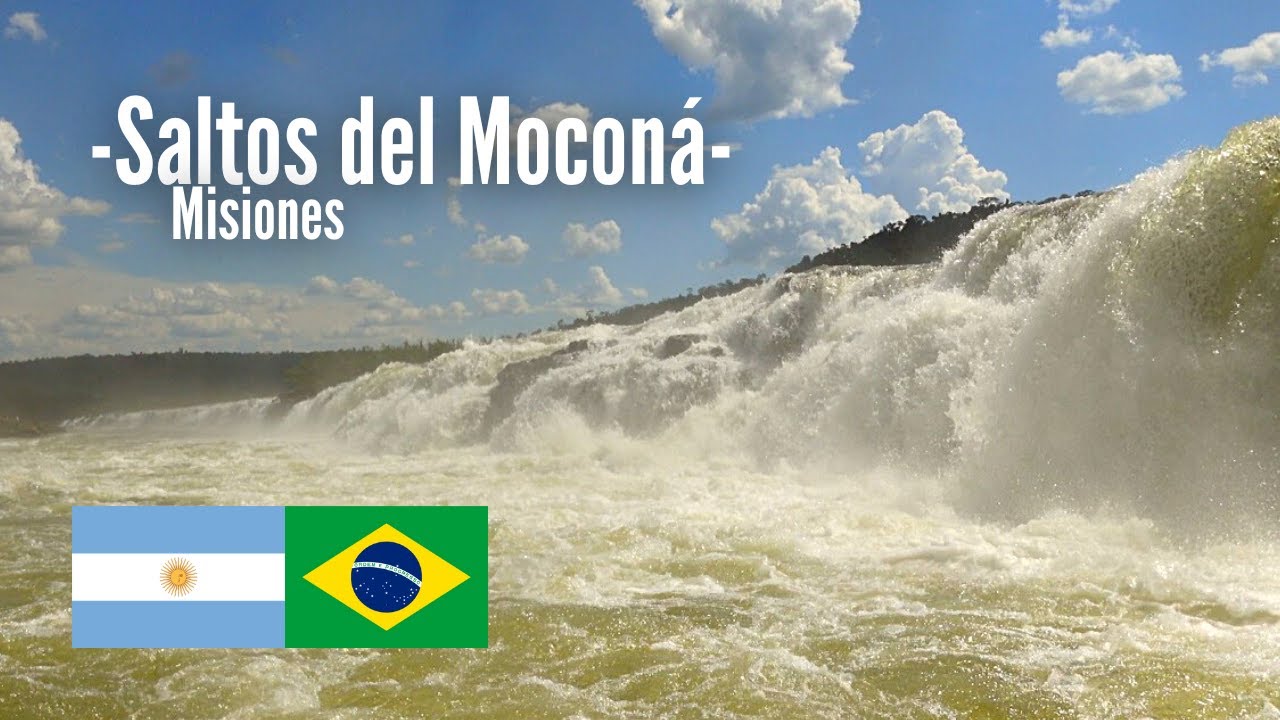 Increíble cascada de 3km compartida entre Argentina y Brasil | Saltos del Moconá, Ruta 2, Misiones