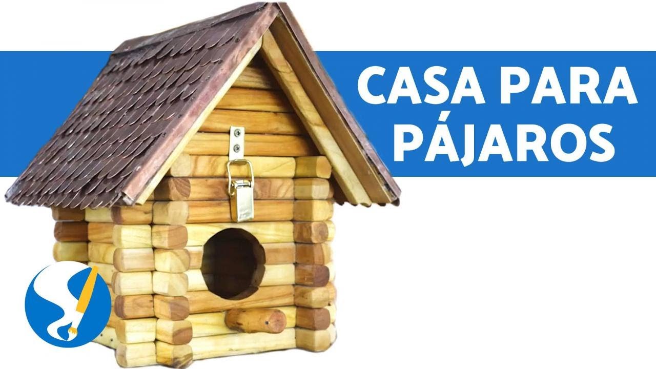 Cómo hacer una CASITA para PAJAROS de MADERA 🏠🐦