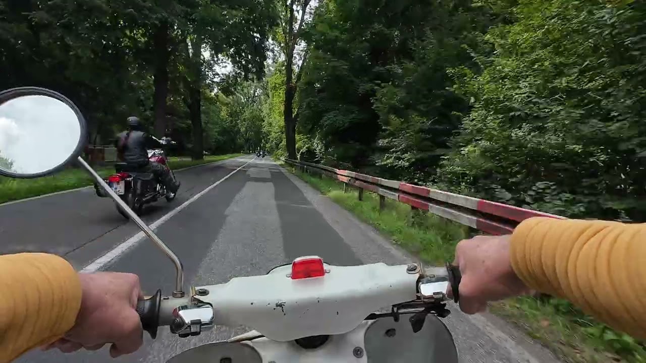 Meine erste Ausfahrt nach Müggelheim mit der Simson Schwalbe.