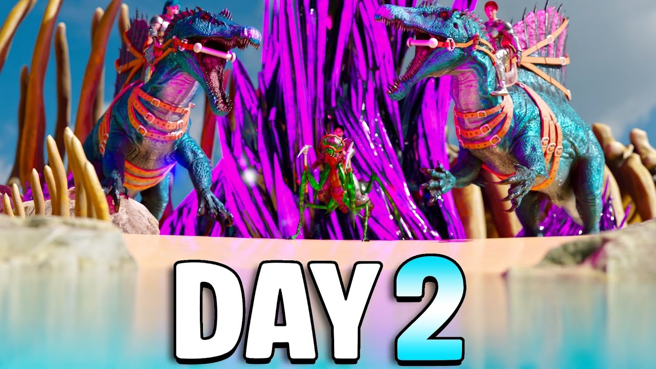 Progressing Through The Mid Game On The Biggest Cluster On Ark - Ark PvP