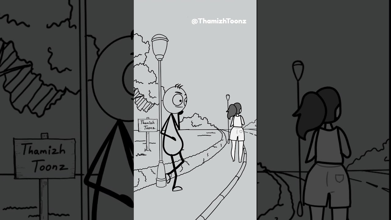 Flirting Gone Wrong Funny #cartoon #animation  #tamil
