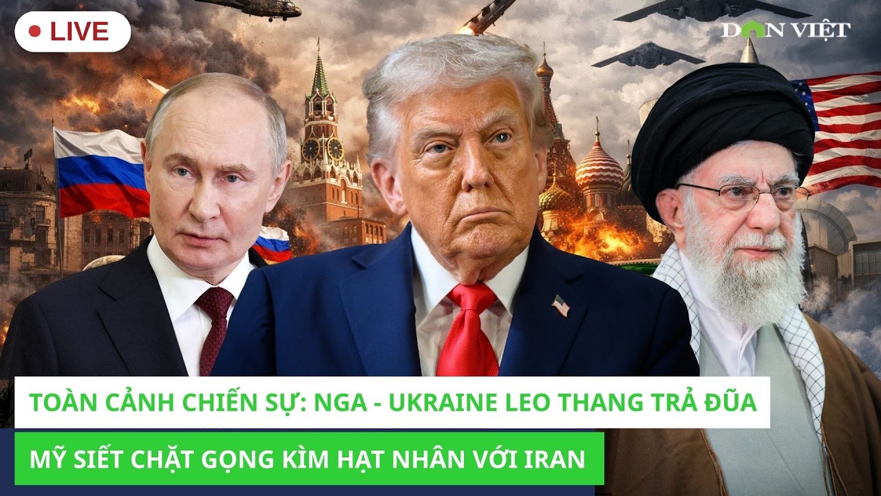 Thời Sự Quốc Tế Ngày 14/2: Nga - Ukraine leo thang trả đũa; Mỹ siết chặt gọng kìm hạt nhân với Iran