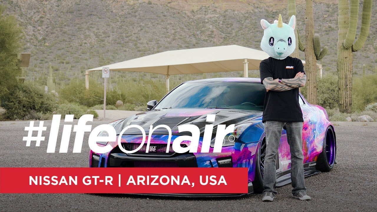 Nissan GT-R on Air Suspension - #LifeOnAir Feature in Arizona, USA