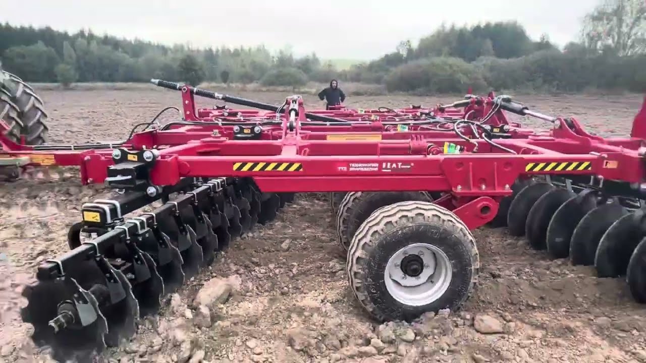 Тяжелая дисковая борона TORNADO 7000. Сборка. Монтаж. Наладка от TTZ