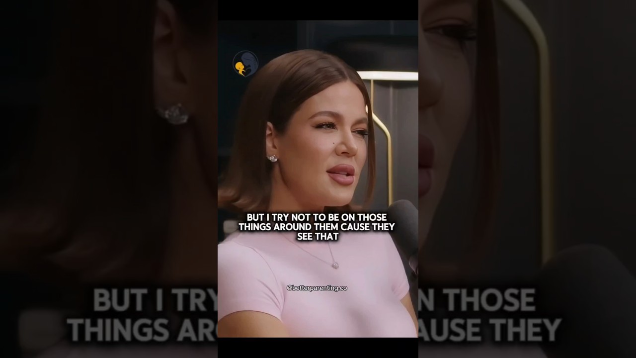 Khlo&eacute; Kardashian shared her perspective on raising children in a world where phones and social media