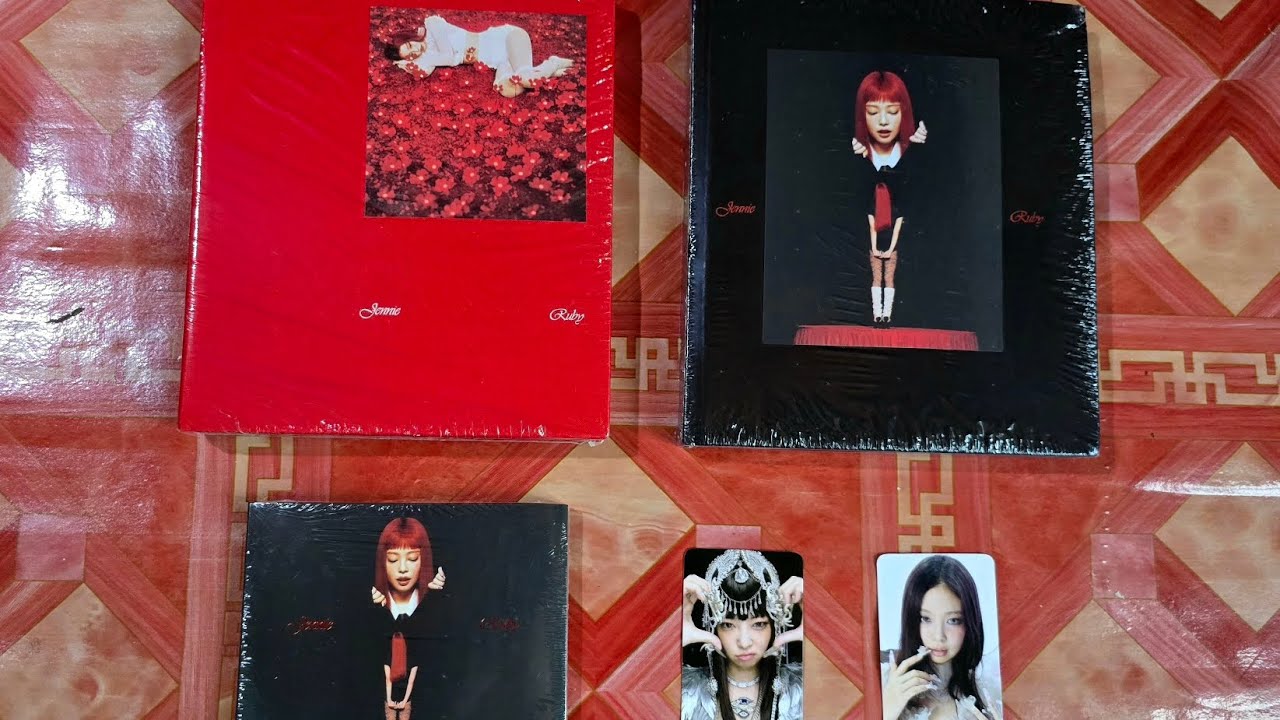 [UNBOXING] JENNIE 1st Studio Album 'RUBY' Full Version