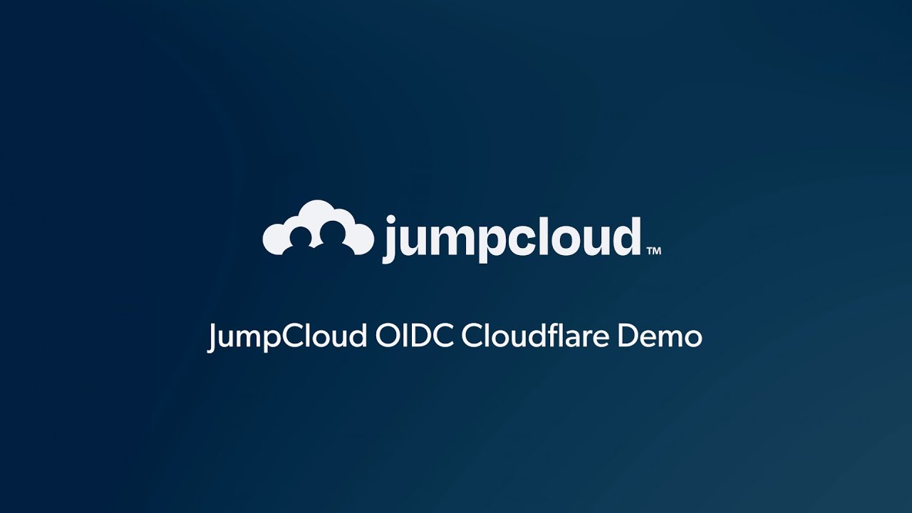 JumpCloud OIDC Cloudfare Demo