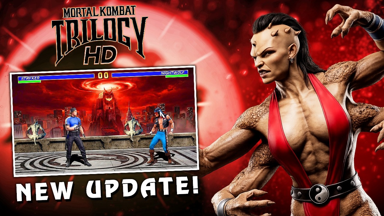 Mortal Kombat Trilogy HD Remake &ndash; НОВЫЙ геймплей с Джонни Кейджем и Шивой + первый взгляд на Стра...
