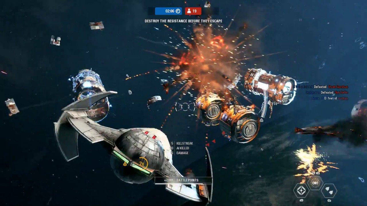 Darth maul is A BOSS - Star Wars Battlefront 2 Starfighter Assault