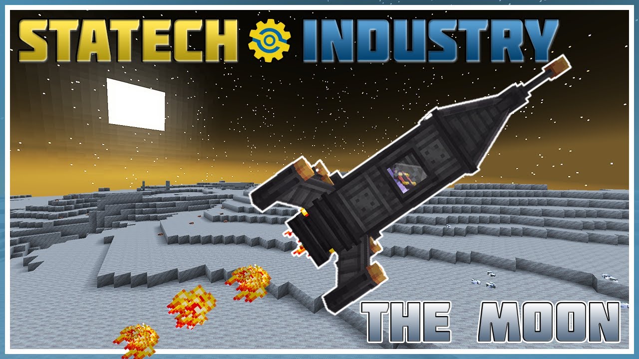 Into Space with Ad Astra - Minecraft: Statech Industry #26
