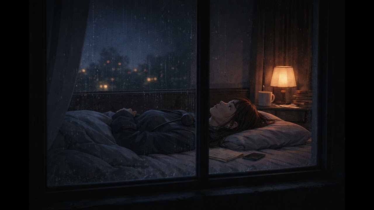 when everything feels too loud — soft lofi🌧️