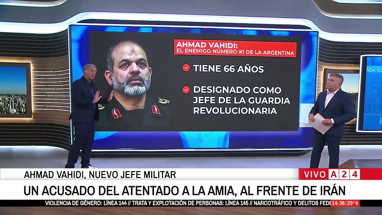 🔴 CONFLICTO EN MEDIO ORIENTE: AHMAD VAHIDI, EL ENEMIGO NÚMERO 1 DE LA ARGENTINA