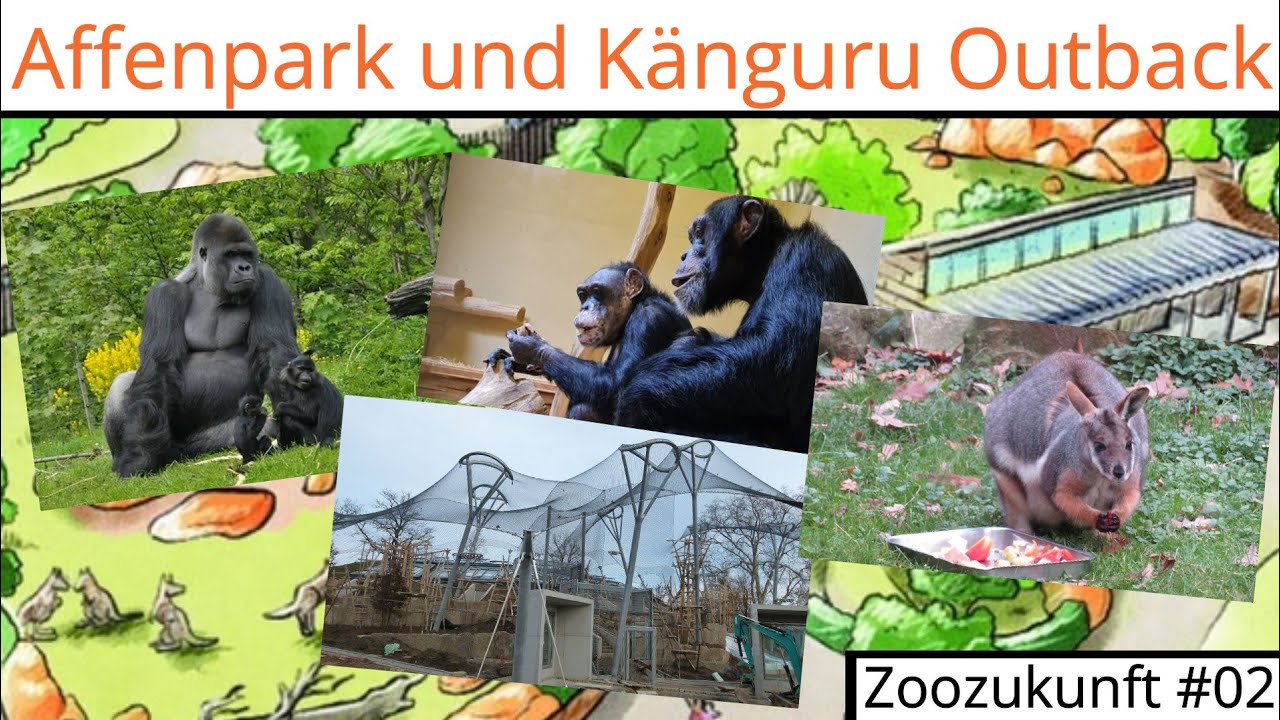 Artenschutzzentrum Affenpark und Känguru-Outback im Zoo Krefeld | Zoozukunft #02