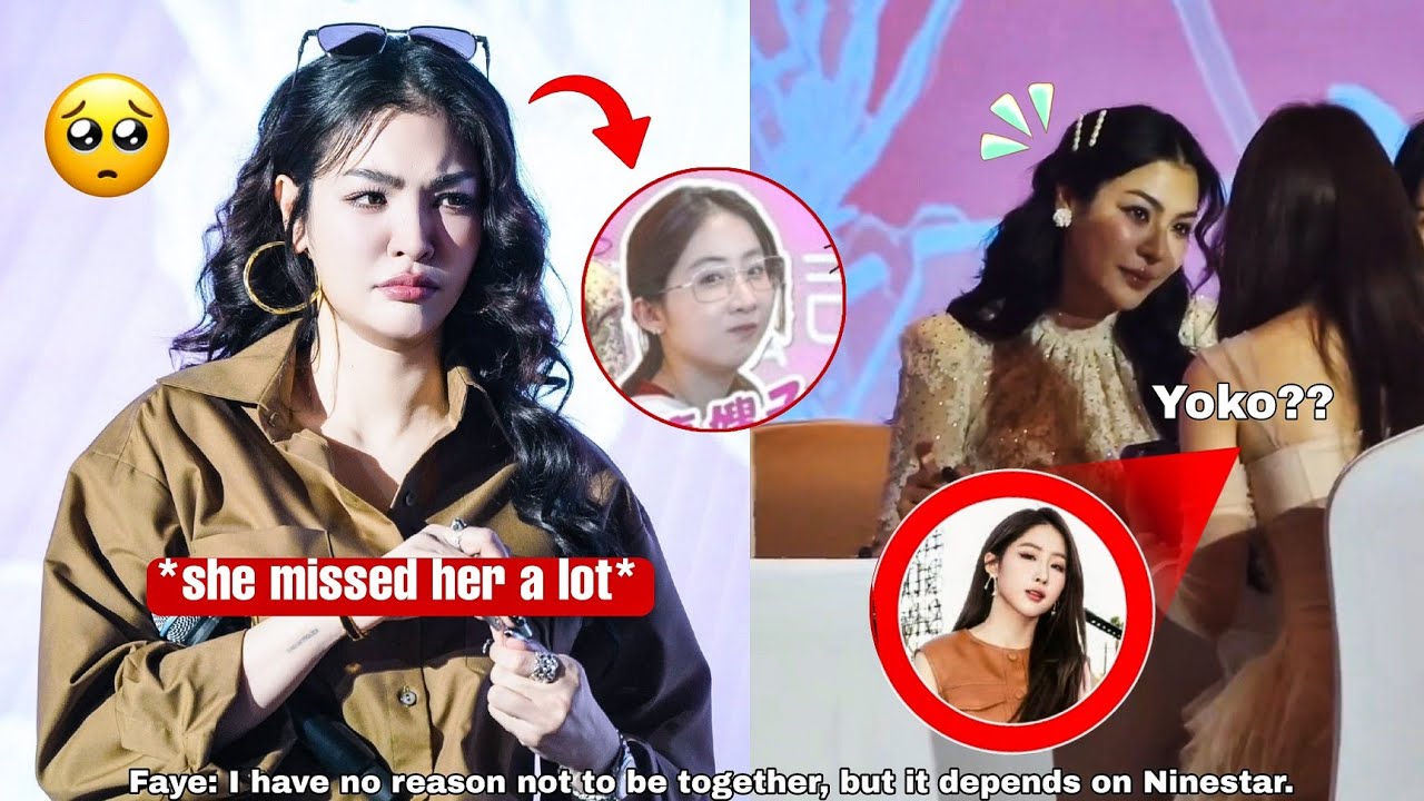 (FayeYoko) FAYE TALKED ABOUT THE ISSUE OF WORKING WITH YOKO AGAIN during Nanning fanmeeting Day 1?