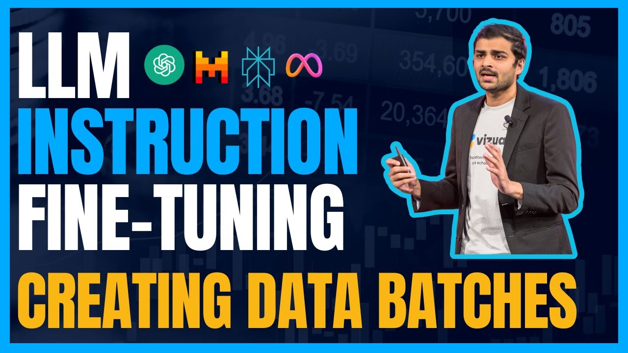 Data Batching in LLM instruction fine-tuning | Hands on project | Live Python coding