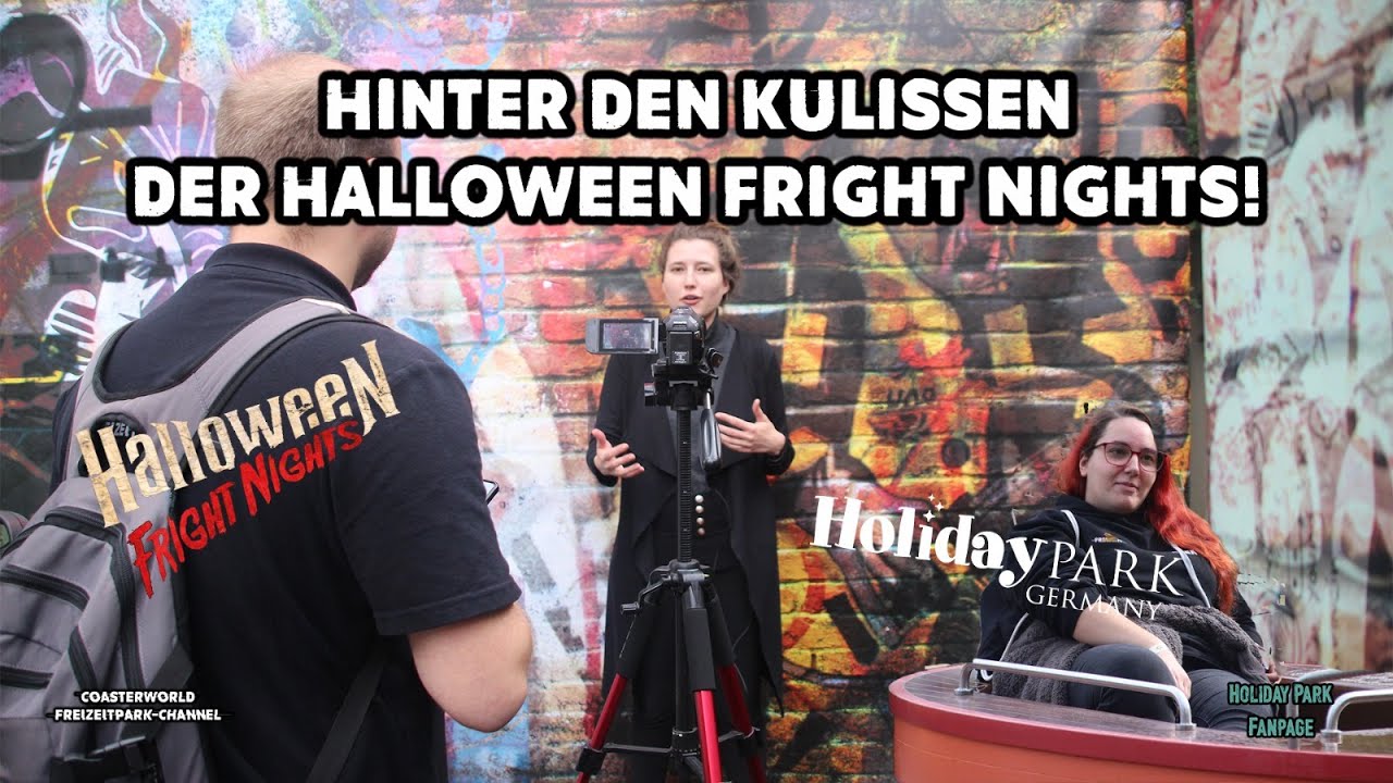 Hinter den Kulissen der Halloween Fright Nights! | Theme Park Vlog 2024