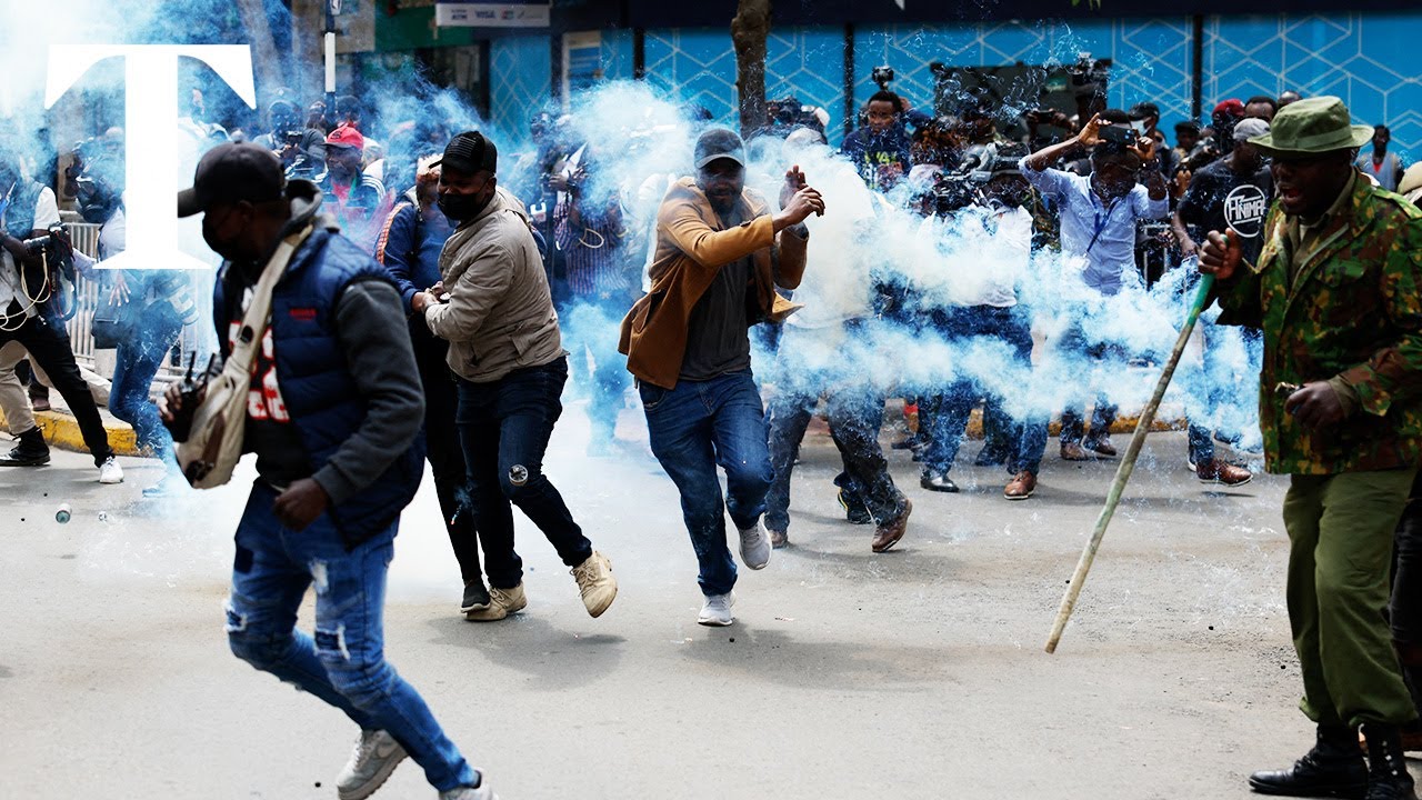 LIVE: Kenyan protesters clash with police in Nairobi