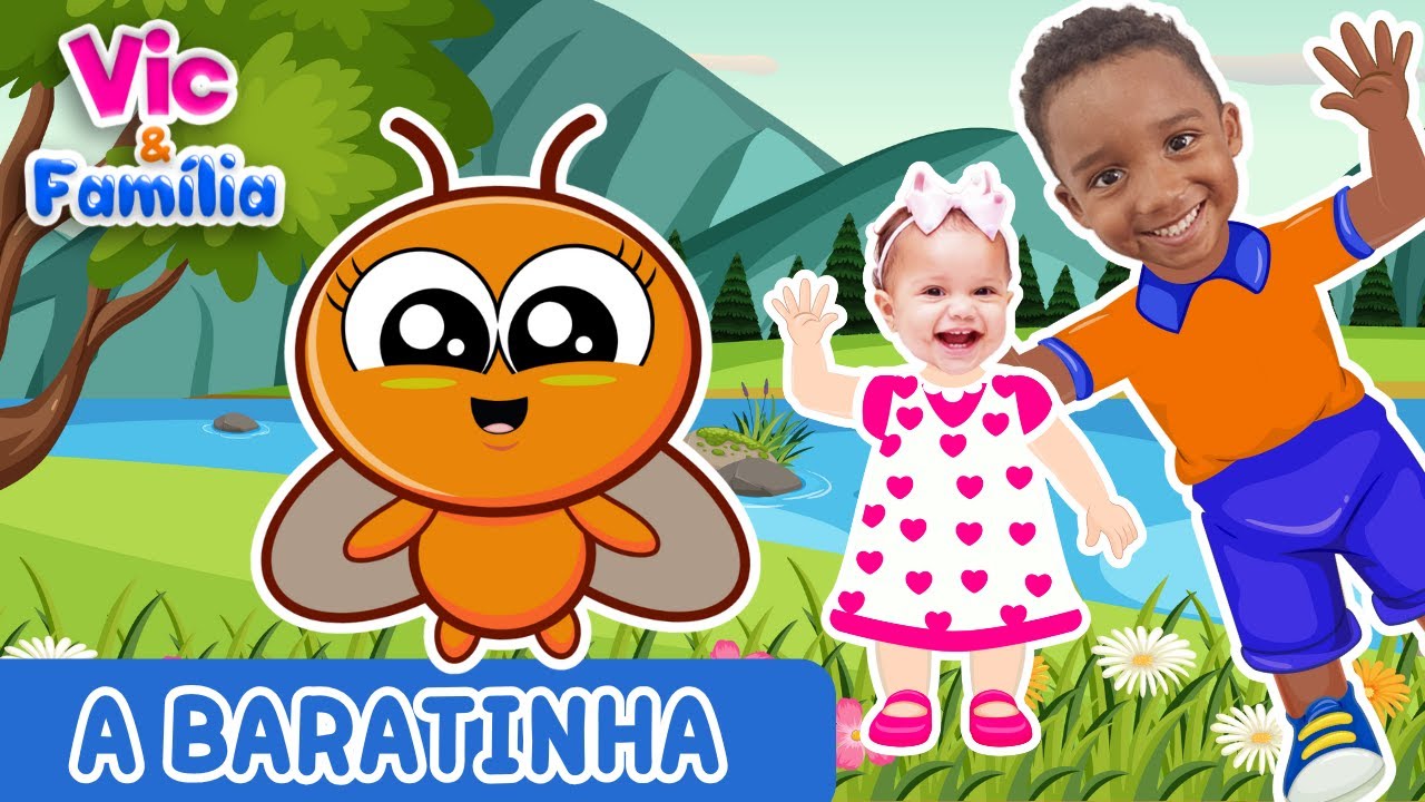 Vic e Família - A Baratinha (A Barata diz que tem) #desenhoanimado #musicainfantil