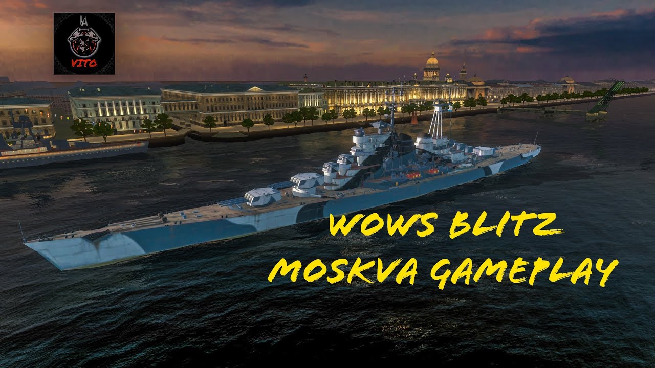 WoWs Blitz - Moskva Gameplay