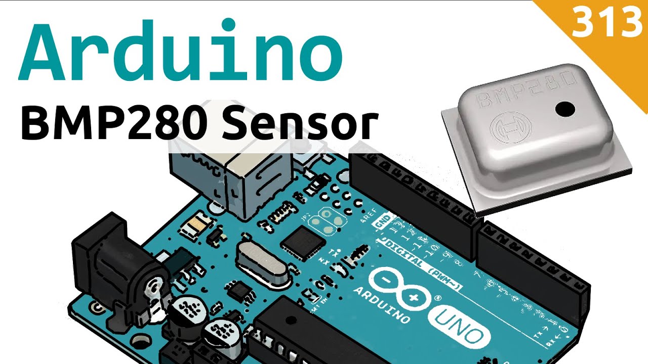 Usare il sensore BMP280 per temperatura, pressione e umidità con Arduino - Video 313