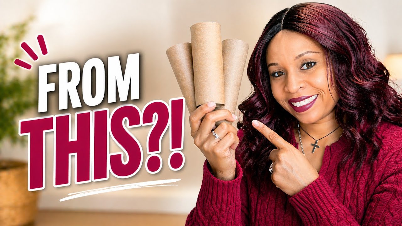 👉 I Turned Cardboard Rolls Into High-End Home Decor