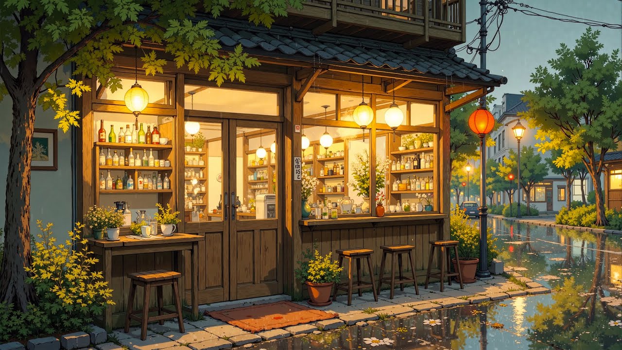 Tokyo Rain Street at Midnight 🌙 Gentle Lofi Just for You Tonight | For Study, Sleep, or Relaxation