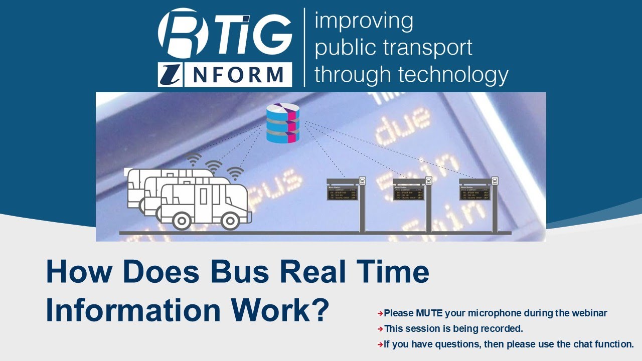How does bus real time information work - 7 August 2025
