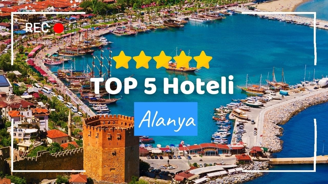 TOP 5 Hoteli w Alanya 🇹🇷 Sprawdź Najlepsze hotele w Alanyi #alanya #turcja #wakacje